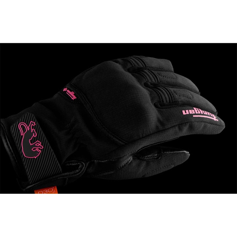 Дамски мотоциклетни ръкавици Furygan Jet Lady All Season D3O® Evo Black and Pink