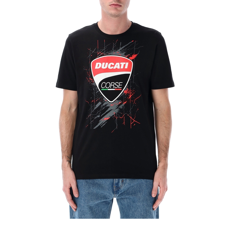 Тениска Ducati Scratched Texture black