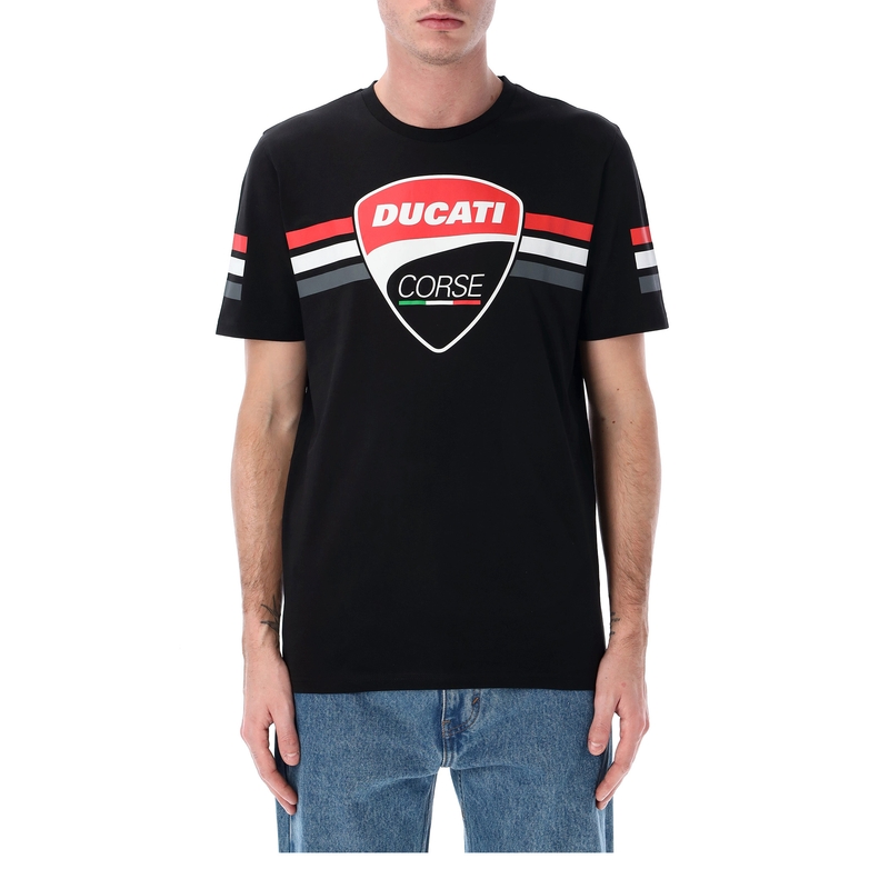 Тениска Ducati Stripes Badge black