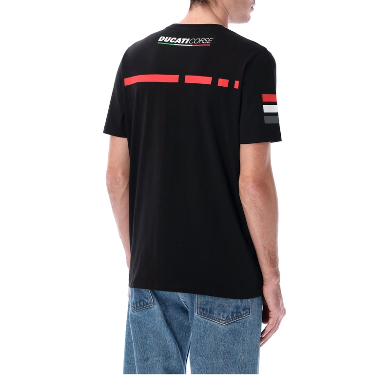 Тениска Ducati Stripes Badge black