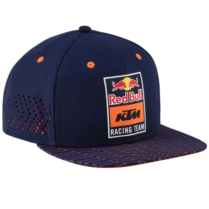 KTM Red Bull Racing Grid Плоска шапка синьо-оранжева