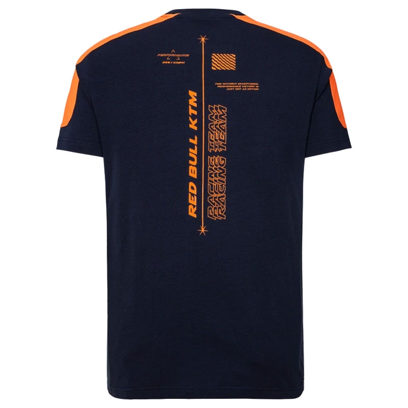 Тениска KTM Red Bull Racing Grid синьо-оранжева
