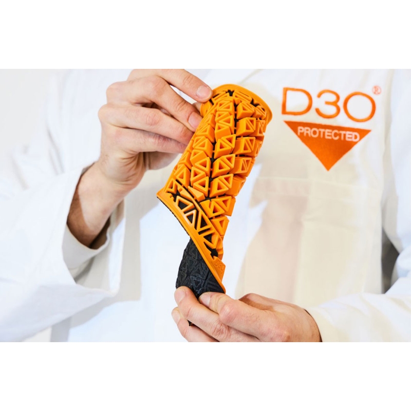 Furygan D3O® GHOST™ L2 протектори за лакти и колене, 2 броя, оранжеви
