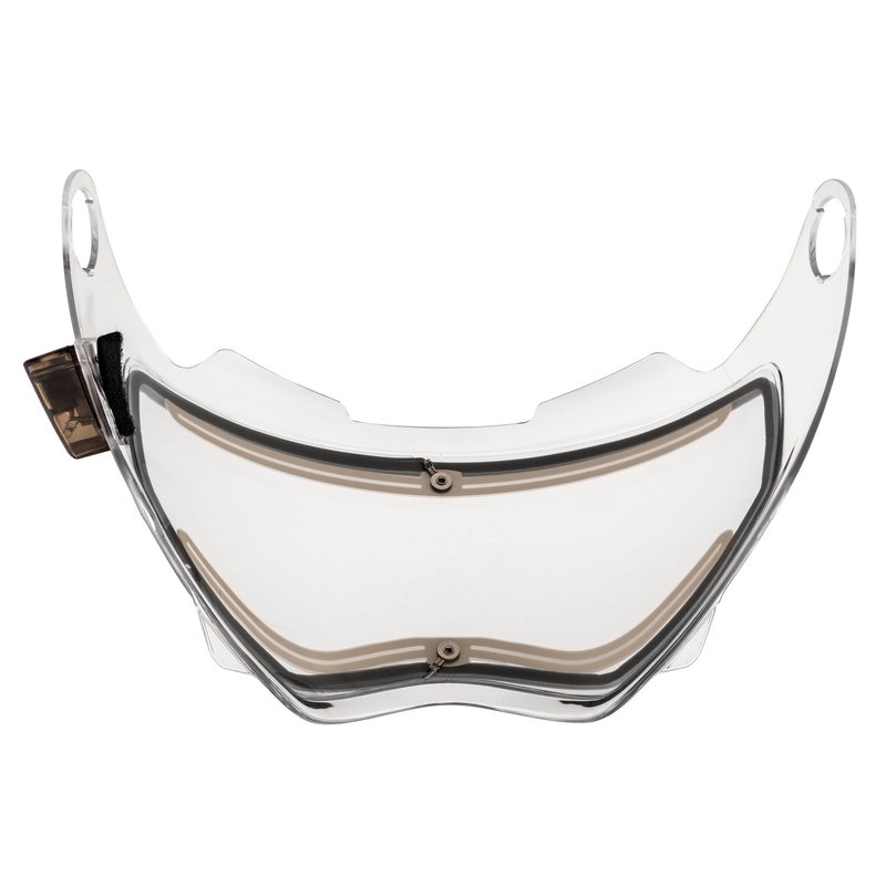 Електрически отопляема каска plexi Cassida Tour clear