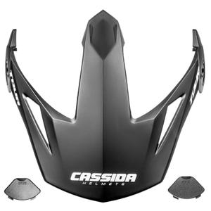 Визьор за каска Cassida Tour, съвместим с отопляем плексиглас, матово черен