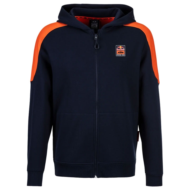 Блуза с качулка KTM Red Bull Racing Grid Zip тъмно синя