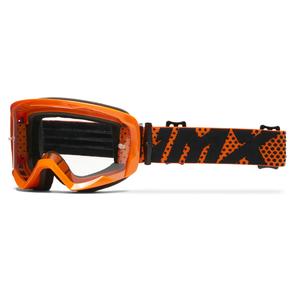 Очила за мотокрос iMX Endurance Flip оранжеви с прозрачен плексиглас