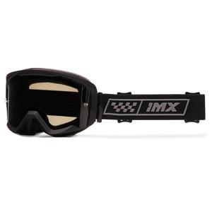 Мотокрос очила iMX Endurance Race черни и сиви с опушен плексиглас