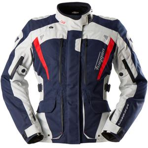 Мотоциклетно яке Furygan Apalaches Lady Evo Blue-Beige-Red за жени