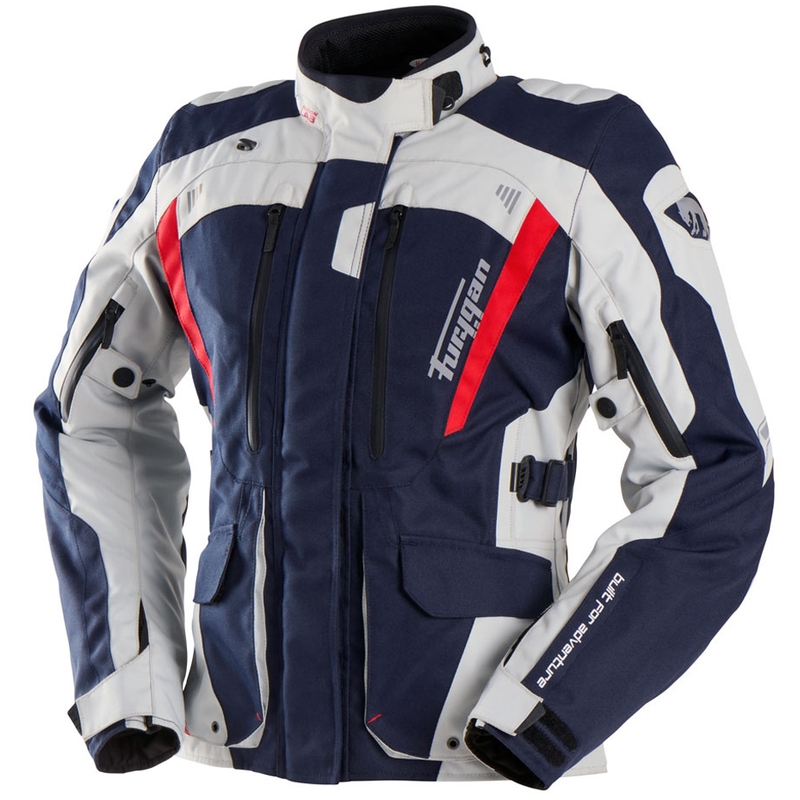 Мотоциклетно яке Furygan Apalaches Lady Evo Blue-Beige-Red за жени