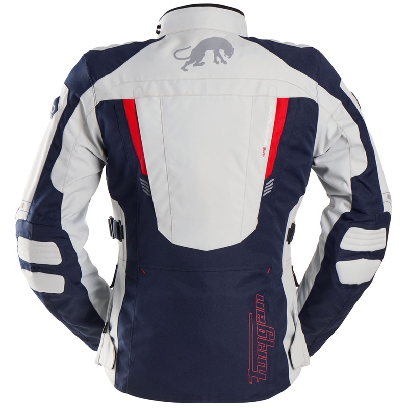 Мотоциклетно яке Furygan Apalaches Lady Evo Blue-Beige-Red за жени