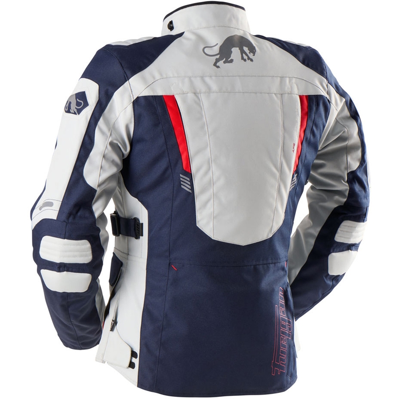Мотоциклетно яке Furygan Apalaches Lady Evo Blue-Beige-Red за жени