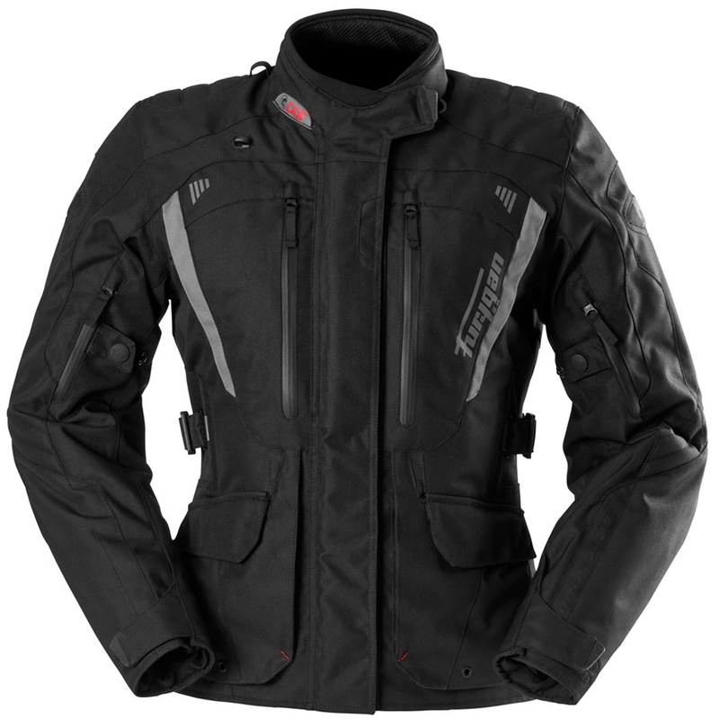 Дамско яке за мотоциклет Furygan Apalaches Lady Evo Black and Grey