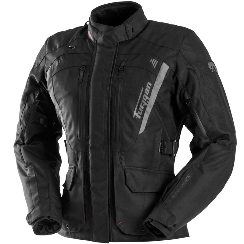 Дамско яке за мотоциклет Furygan Apalaches Lady Evo Black and Grey