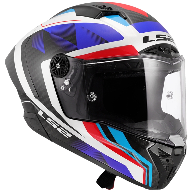 Интегрална мотоциклетна каска LS2 FF805 Thunder C GP Aero Raute синьо-червена