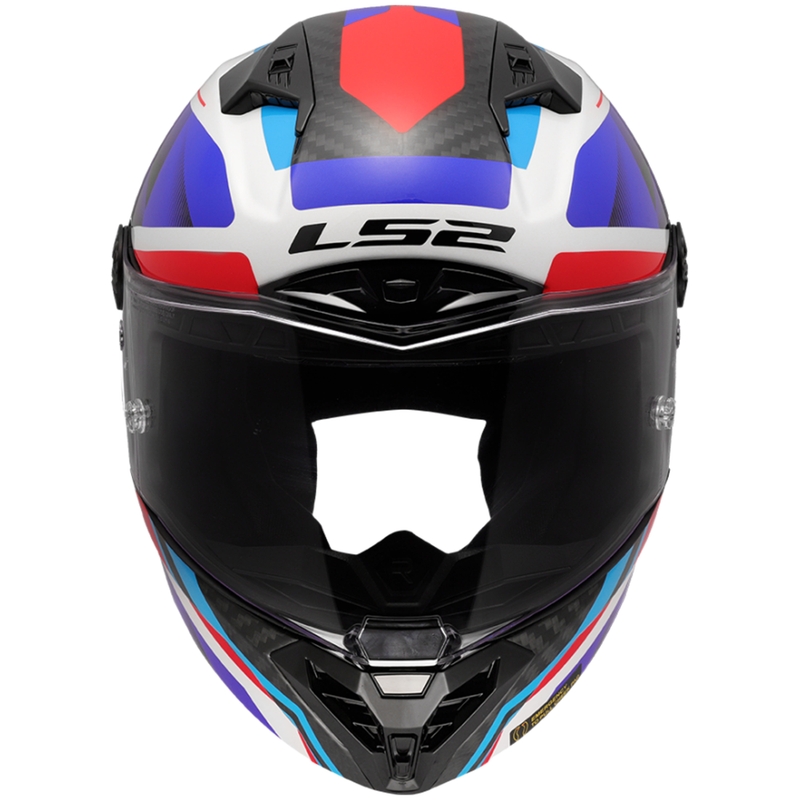 Интегрална мотоциклетна каска LS2 FF805 Thunder C GP Aero Raute синьо-червена