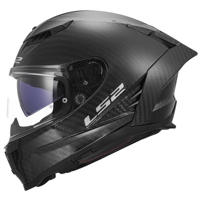 LS2 FF807 Dragon Carbon Integral мотоциклетна каска матово черно