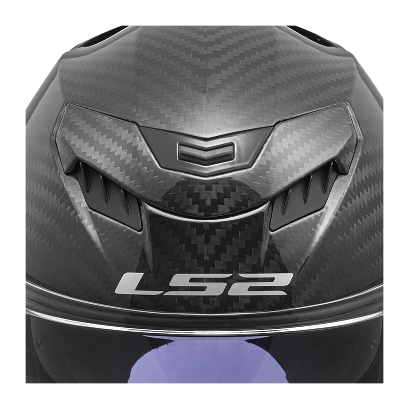 LS2 FF807 Dragon Carbon Integral мотоциклетна каска матово черно