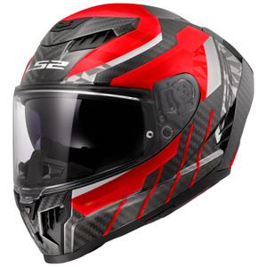 Интегрална мотоциклетна каска LS2 FF807 Dragon Trax червена