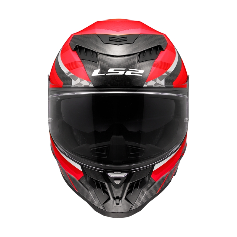Интегрална мотоциклетна каска LS2 FF807 Dragon Trax червена