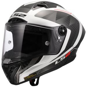 Интегрална мотоциклетна каска LS2 FF805 Thunder C GP Aero Raute бяло-сива