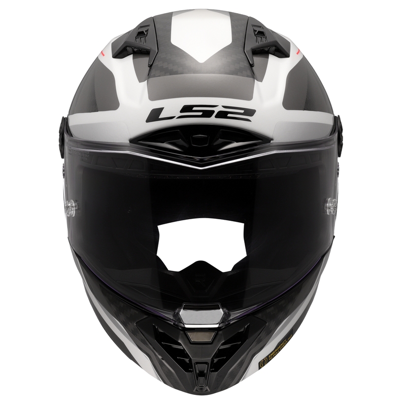 Интегрална мотоциклетна каска LS2 FF805 Thunder C GP Aero Raute бяло-сива