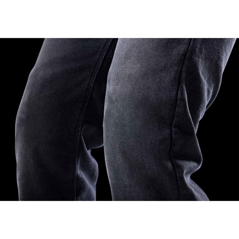 Дънки за мотоциклет Furygan D12 X Kevlar® с прави крачоли, черни