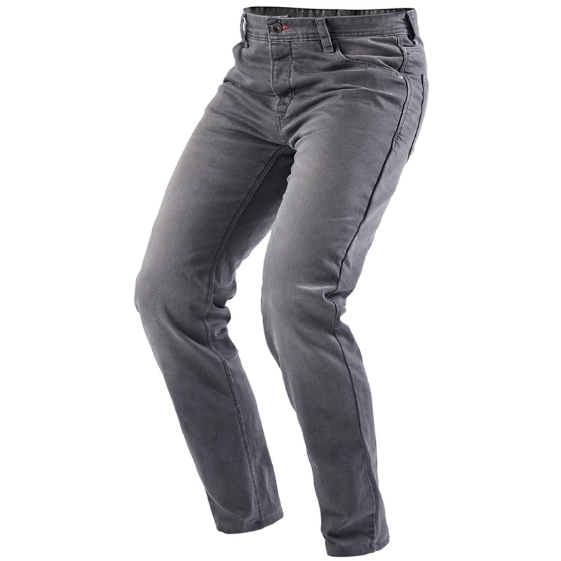 Сиви прави мотоциклетни дънки Furygan D12 X Kevlar®