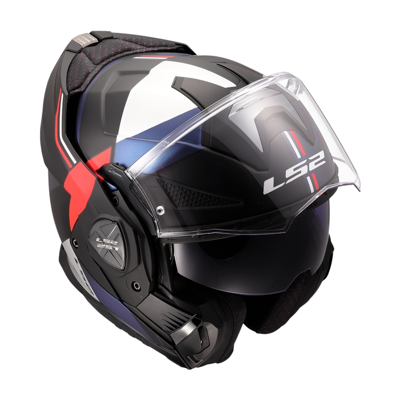 LS2 FF901 Advant X Ultra синьо-червена обръщаща се мотоциклетна каска