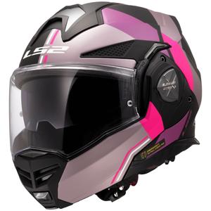LS2 FF901 Advant X Ultra сиво-лилава обръщаща се мотоциклетна каска