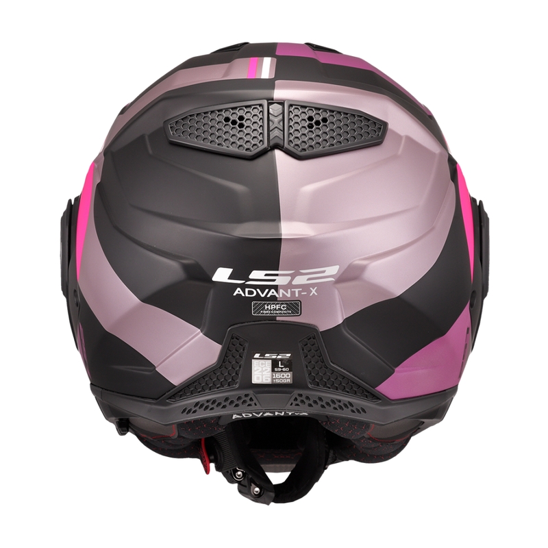 LS2 FF901 Advant X Ultra сиво-лилава обръщаща се мотоциклетна каска