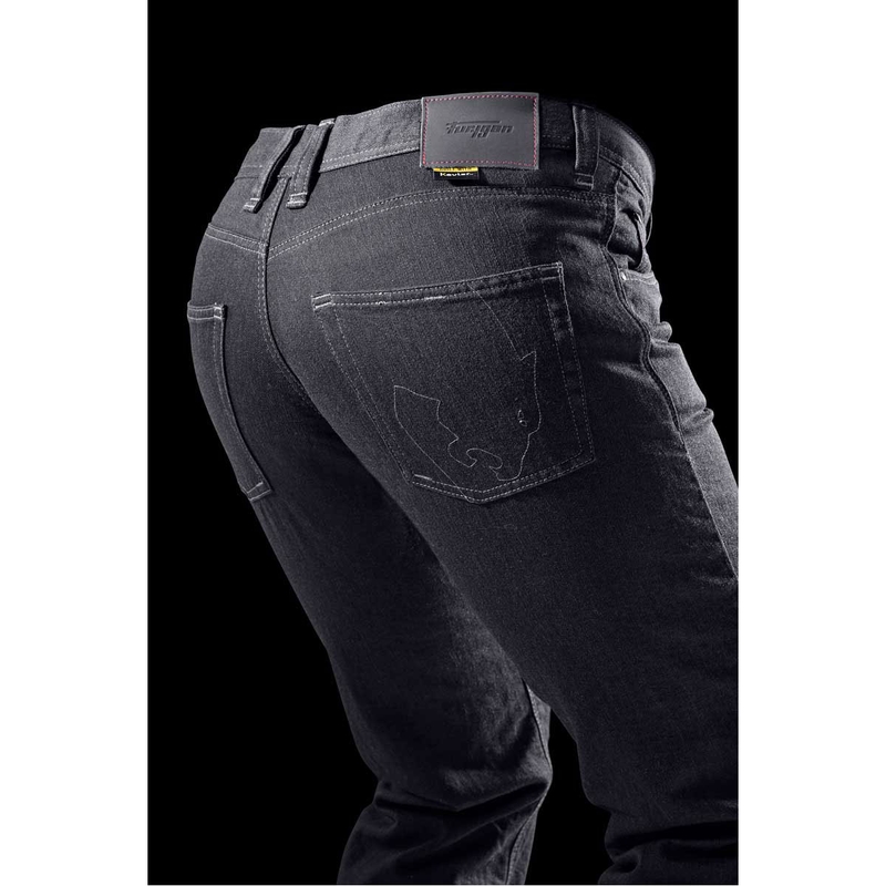 Дънки за мотоциклет Furygan K12 X Kevlar® с прави крачоли, тъмносиви