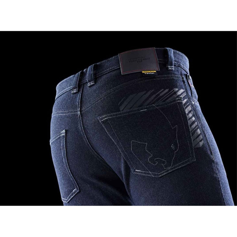 Тъмносини мотоциклетни дънки Furygan Tyron X Kevlar® Slim
