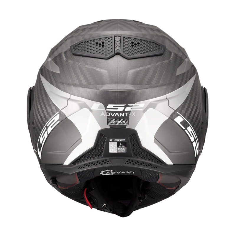 LS2 FF901 Advant X C Horizon сребристо-сива обръщаща се мотоциклетна каска