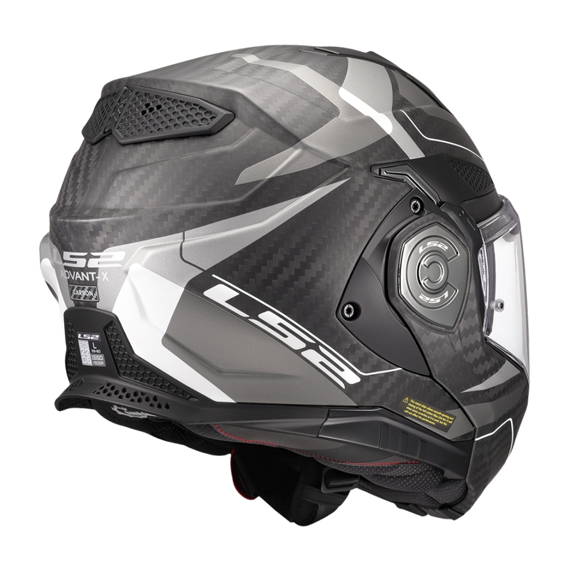 LS2 FF901 Advant X C Horizon сребристо-сива обръщаща се мотоциклетна каска
