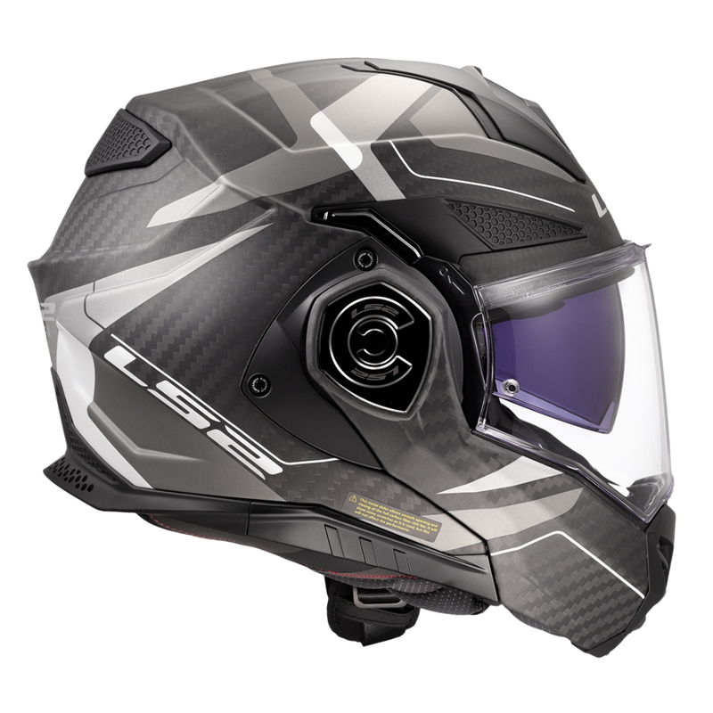 LS2 FF901 Advant X C Horizon сребристо-сива обръщаща се мотоциклетна каска