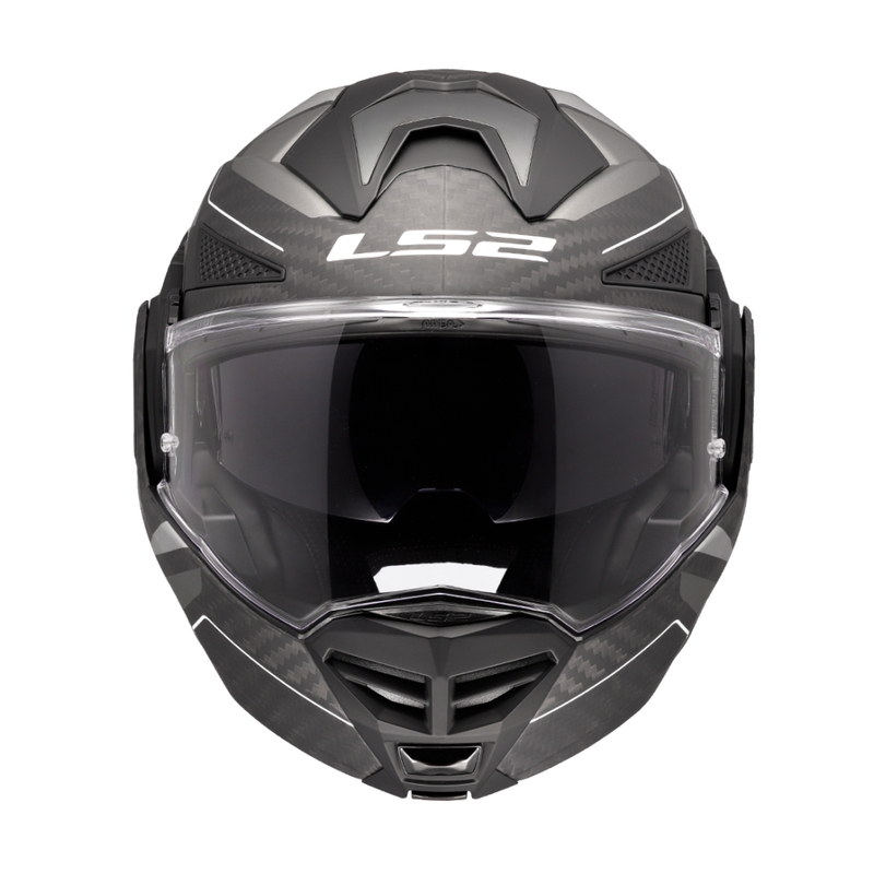 LS2 FF901 Advant X C Horizon сребристо-сива обръщаща се мотоциклетна каска