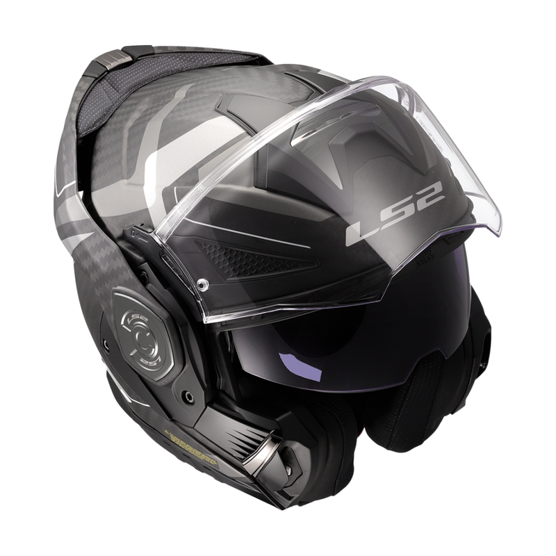 LS2 FF901 Advant X C Horizon сребристо-сива обръщаща се мотоциклетна каска