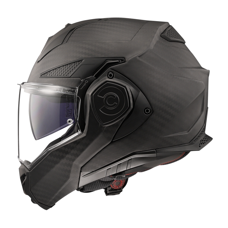LS2 FF901 FF901 Advant X Solid Carbon мотоциклетна каска Flip Matte Black