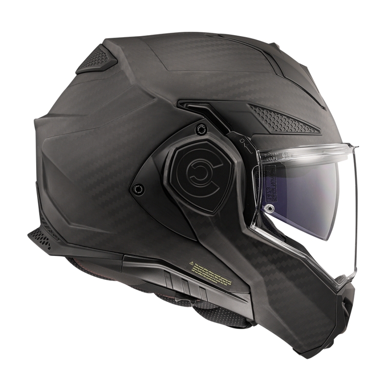 LS2 FF901 FF901 Advant X Solid Carbon мотоциклетна каска Flip Matte Black