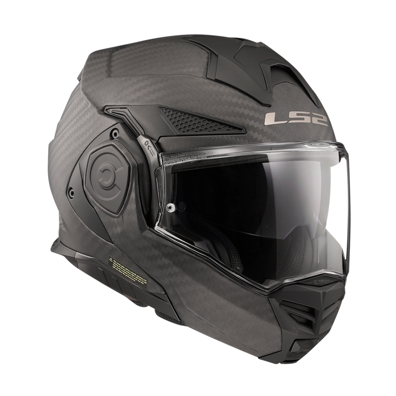 LS2 FF901 FF901 Advant X Solid Carbon мотоциклетна каска Flip Matte Black