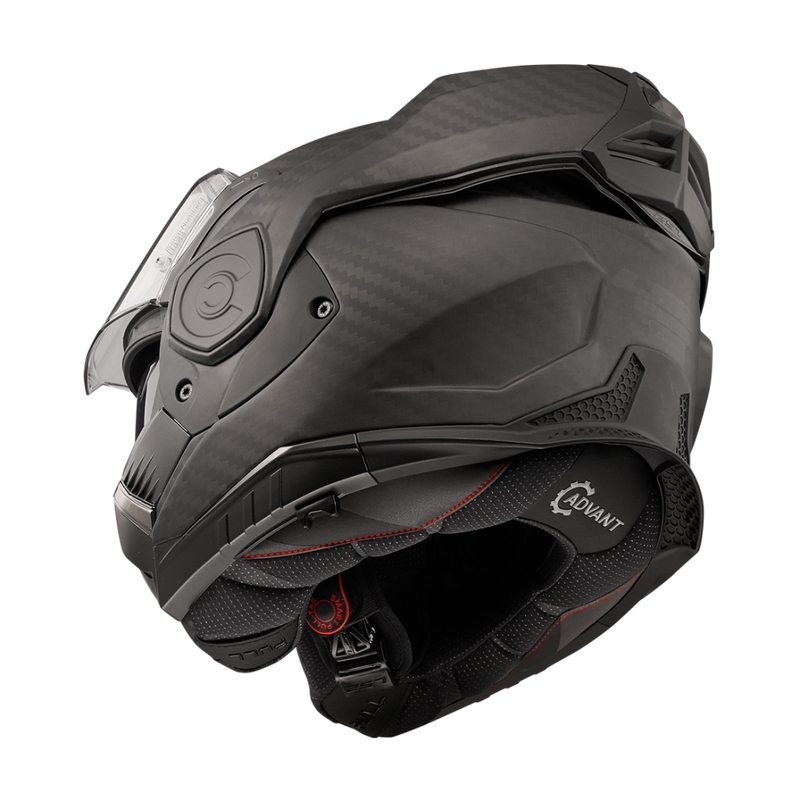 LS2 FF901 FF901 Advant X Solid Carbon мотоциклетна каска Flip Matte Black