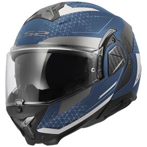 Обръщаща се мотоциклетна каска LS2 FF910 Advant II Astral matt blue-grey
