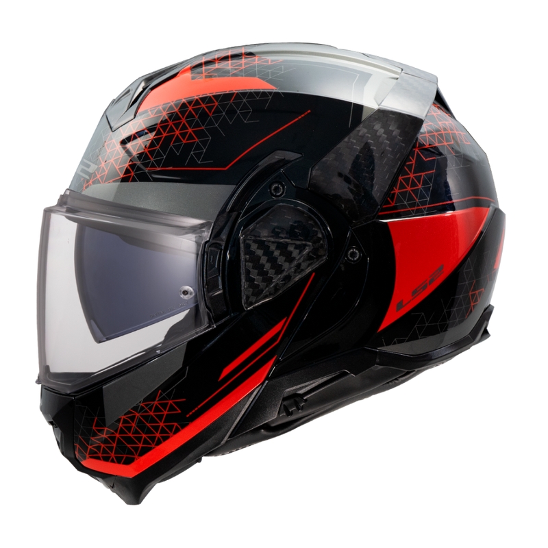 Обръщаща се мотоциклетна каска LS2 FF910 Advant II Astral red
