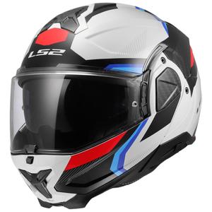 Каска за мотоциклет LS2 FF910 Advant II Triple бяло-синьо-червена