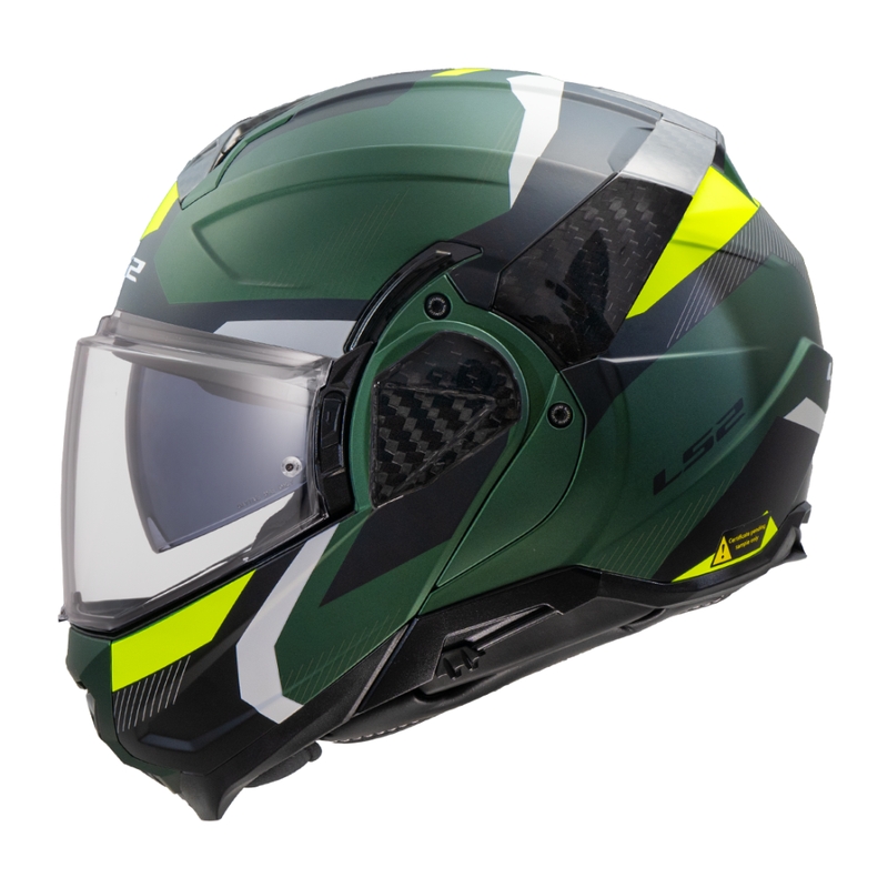 Каска за мотоциклет LS2 FF910 Advant II Triple маслинено зелена