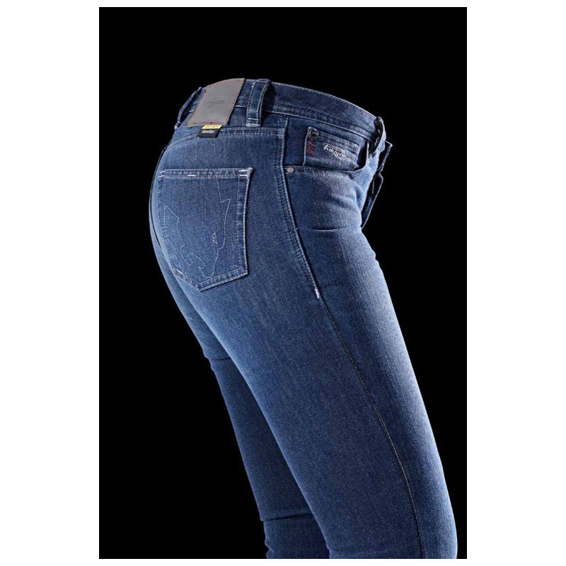 Дамски мотоциклетни дънки Furygan Kate X Kevlar®, прави, сини