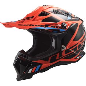 Мотокрос каска LS2 MX700 Subverter Stomp оранжево-черна