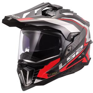 Ендуро мотоциклетна каска LS2 MX701 Explorer C Frontier II червена