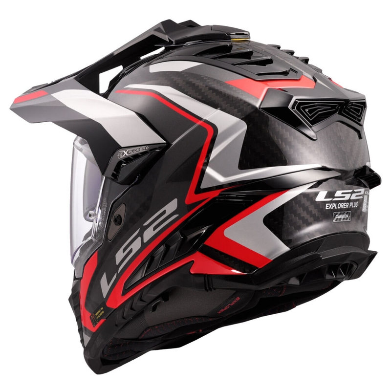 Ендуро мотоциклетна каска LS2 MX701 Explorer C Frontier II червена